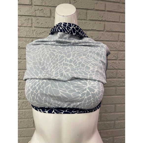 Haley &The Hound Navy White Halter Top Size S - Picture 6 of 8